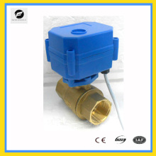 CR01 DC12V dn15 1/2 brass washing machine ball valve